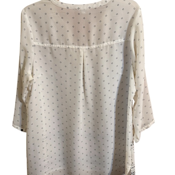 Maurices Tunic Blouse - White and Black size 0 - Picture 6 of 6